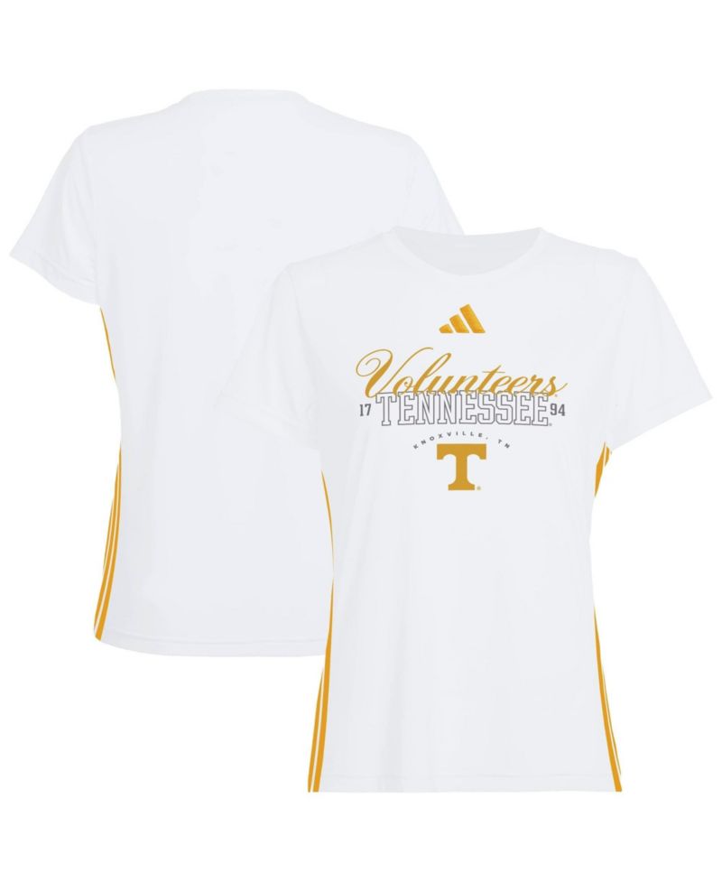 Women's White Tennessee Volunteers Essentials 3-Stripes T-Shirt