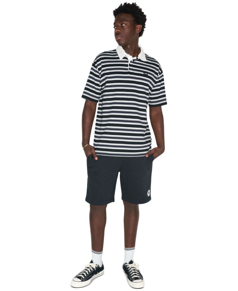 Men's Ombre Stripe Polo Shirt
