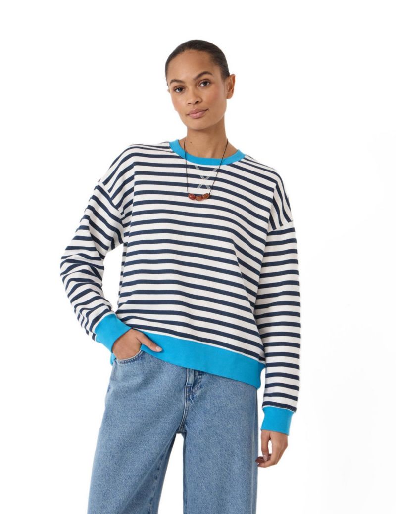 Women's Luca Stripe Heavyweight Sweatshirt