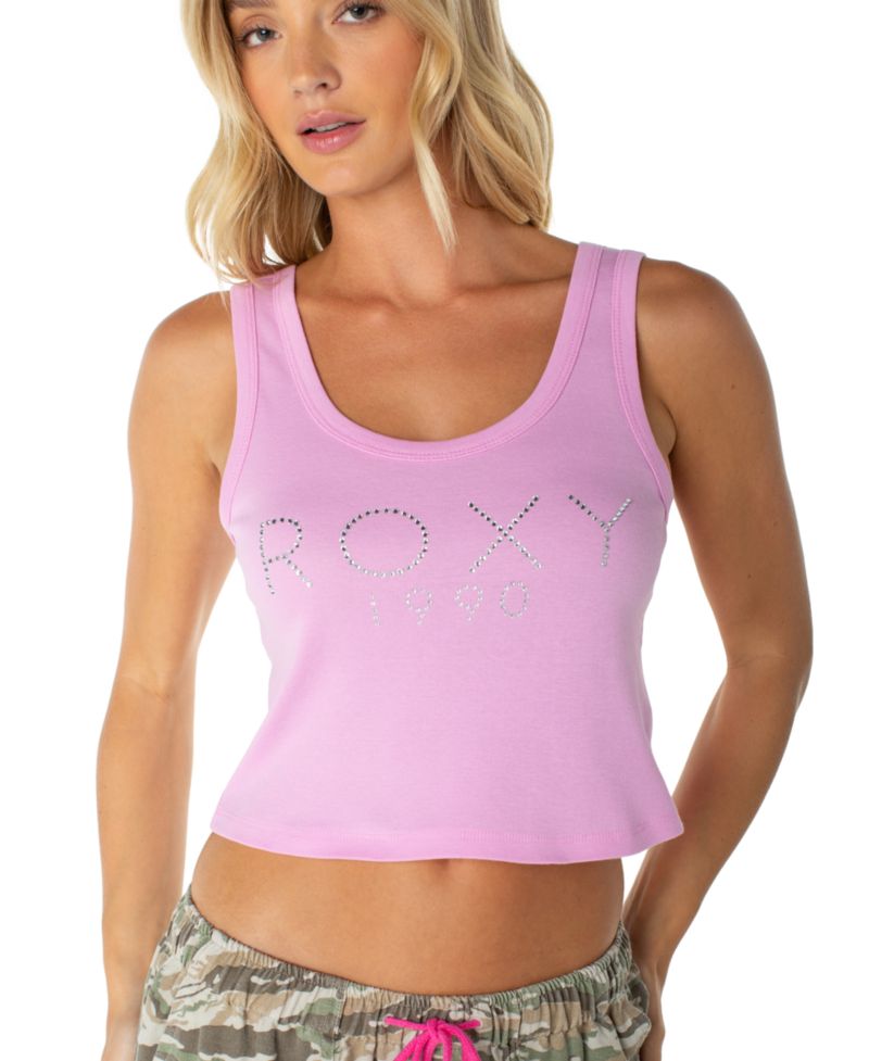 Women's Shine Bright Scoop Baby Ribbed Tank