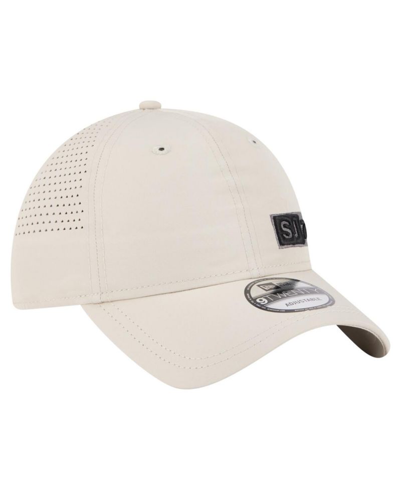 Men's Tan San Jose Earthquakes Active 9TWENTY Adjustable Hat