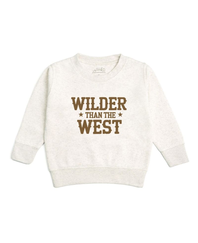 Little Boy's (5-8) Wilder Than The West Western Sweatshirt