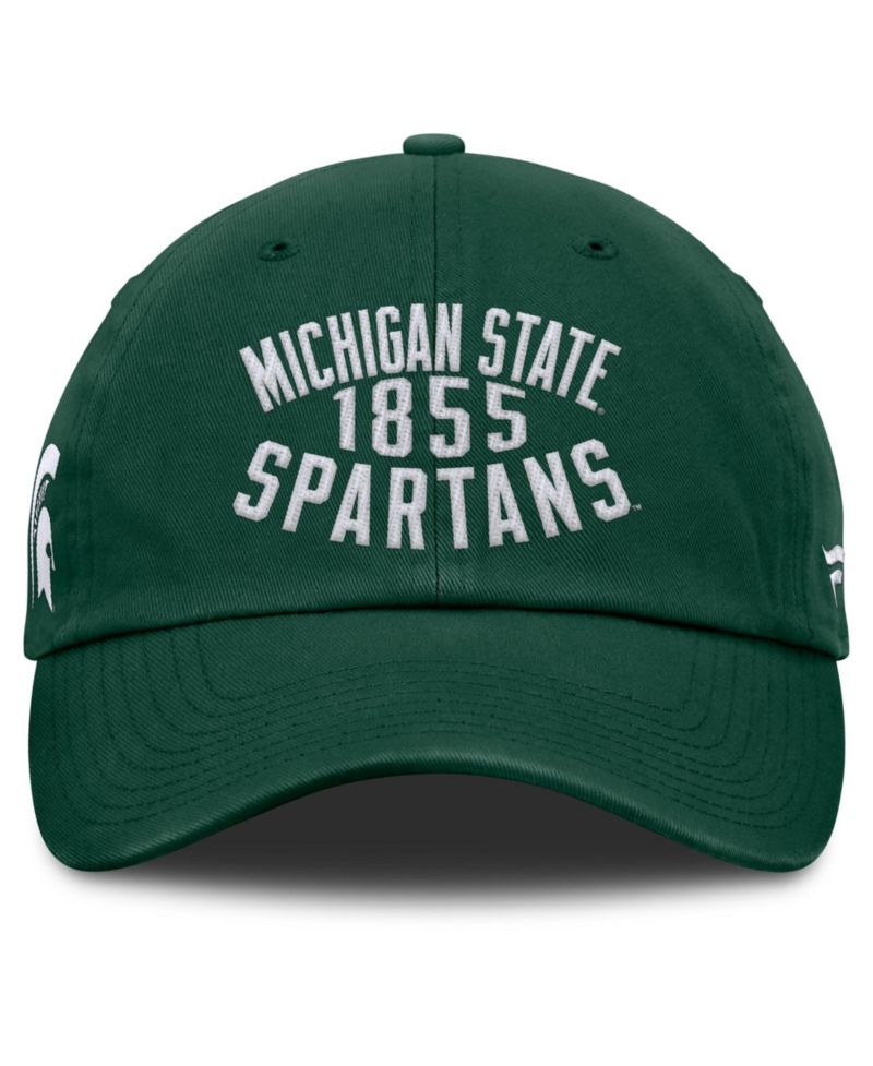 Men's Green Michigan State Spartans Archer Adjustable Hat