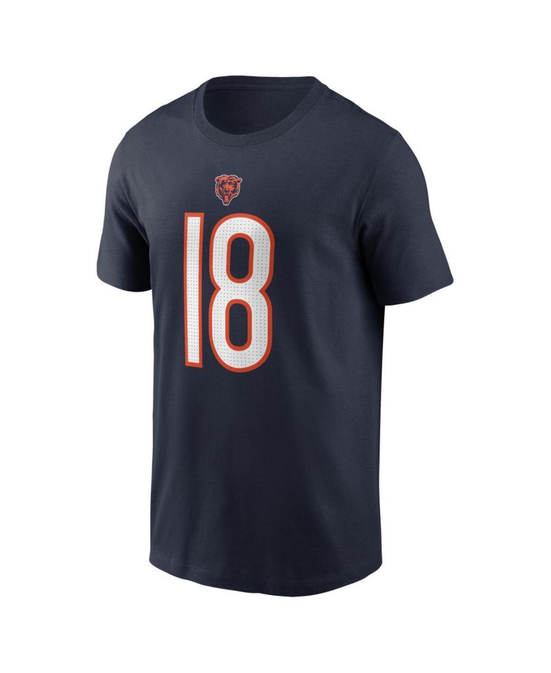 Men's Caleb Williams Chicago Bears 2024 NFL Draft First Round Pick Fuse Name & Number T-Shirt
