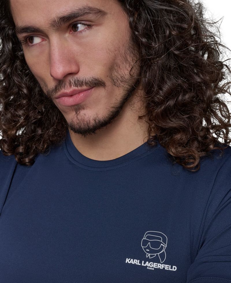 Men's Crewneck Karl Doll Head Rashguard