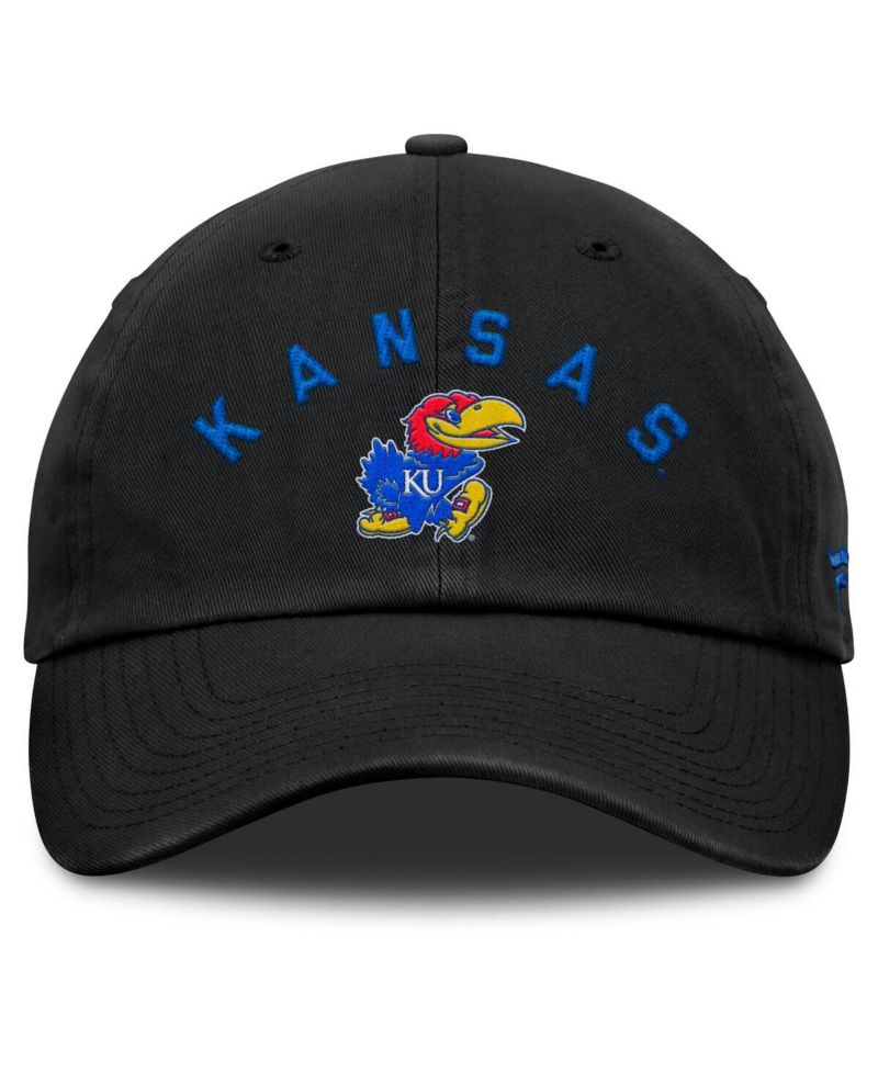 Men's Black Kansas Jayhawks Myth Adjustable Hat