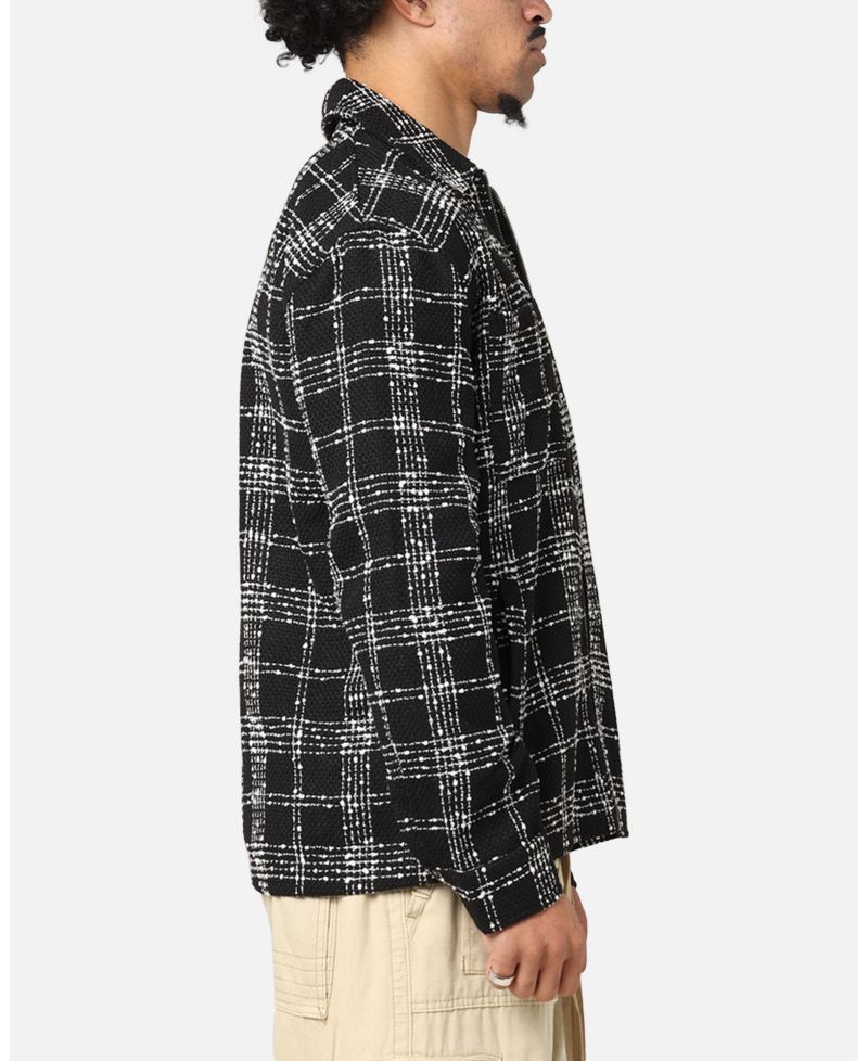 Men's Boucle Tweed Zip Jacket