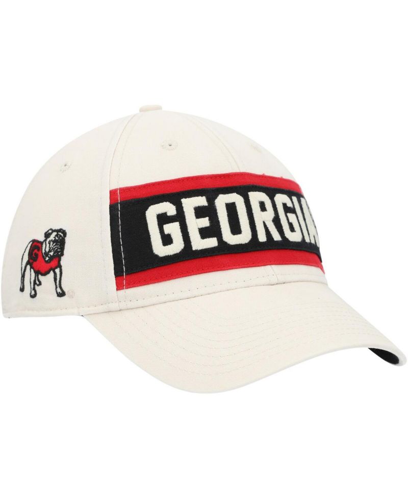 Men's Cream Georgia Bulldogs Crossroad MVP Adjustable Hat