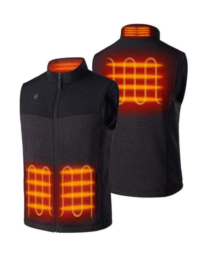 Men's Big & Tall 4-Zone Heated Fleece Vest