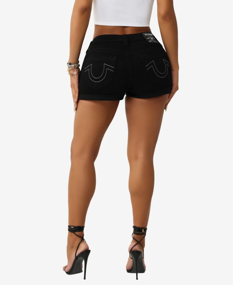 Women's Jennie Mid-Rise Curvy Rolled Shorts