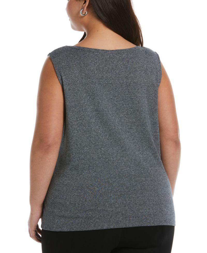 Plus Size Crew Neck Tank Top