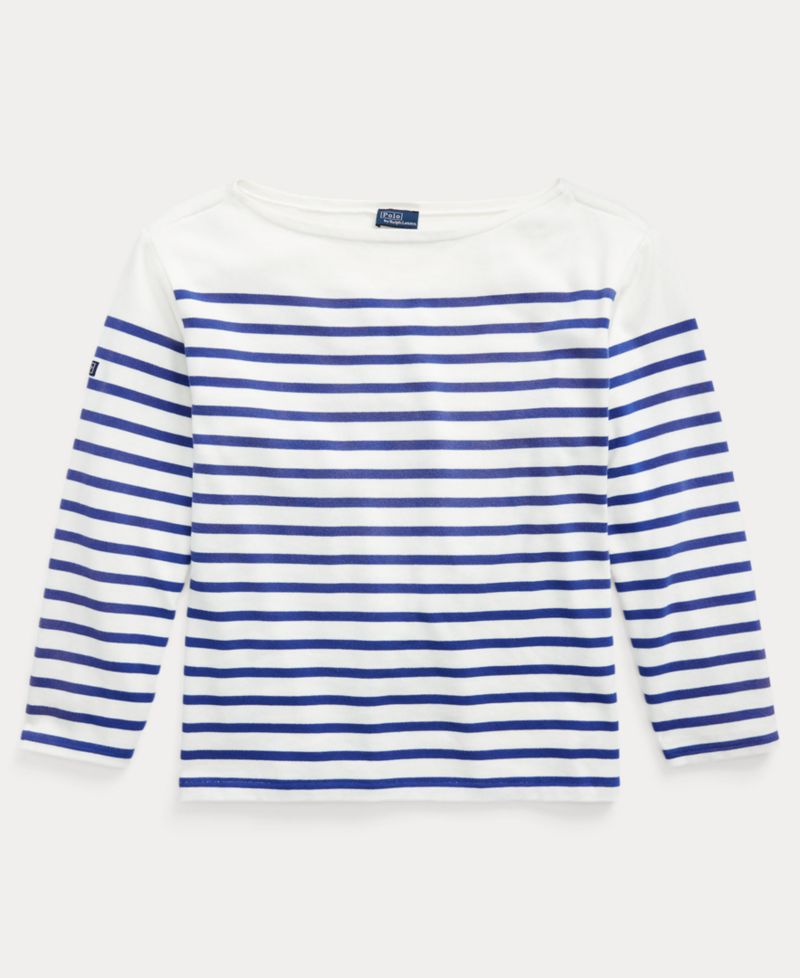 Women's Striped Boat Neck Mariner T-Shirt