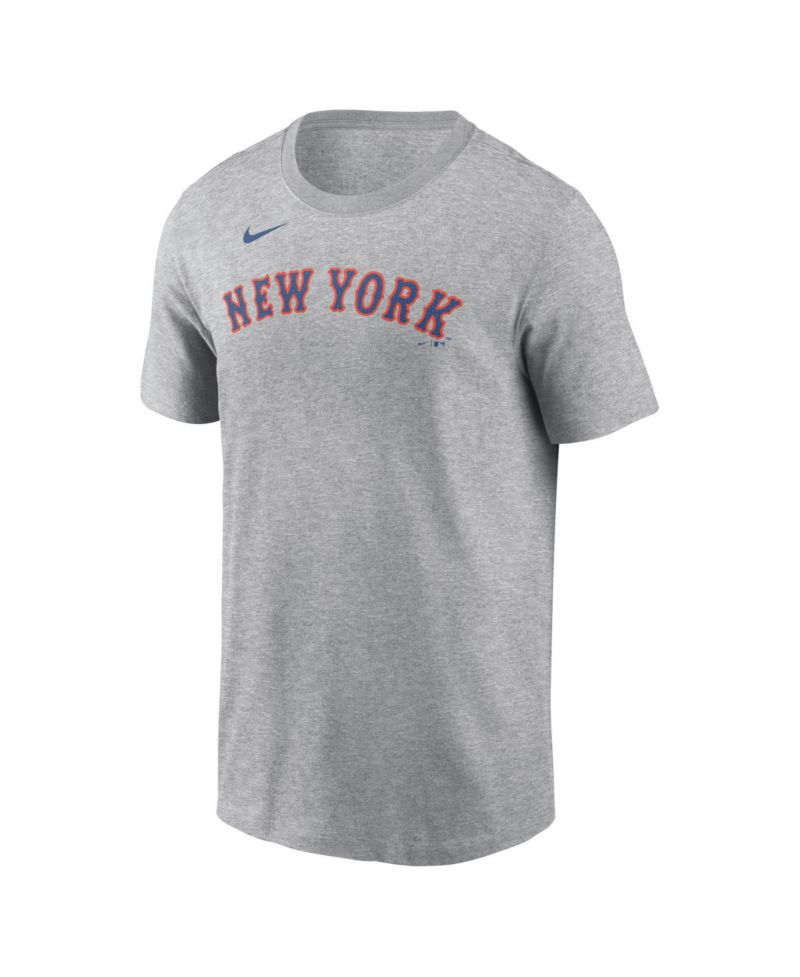 Men's Juan Soto Heather Gray New York Mets Fuse Name & Number T-Shirt