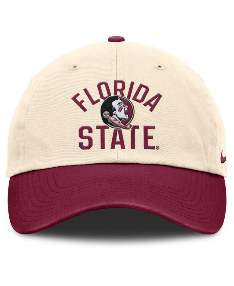 Men's and Women's Natural Florida State Seminoles 2026 Primetime Natural 2-Tone Club Adjustable Hat