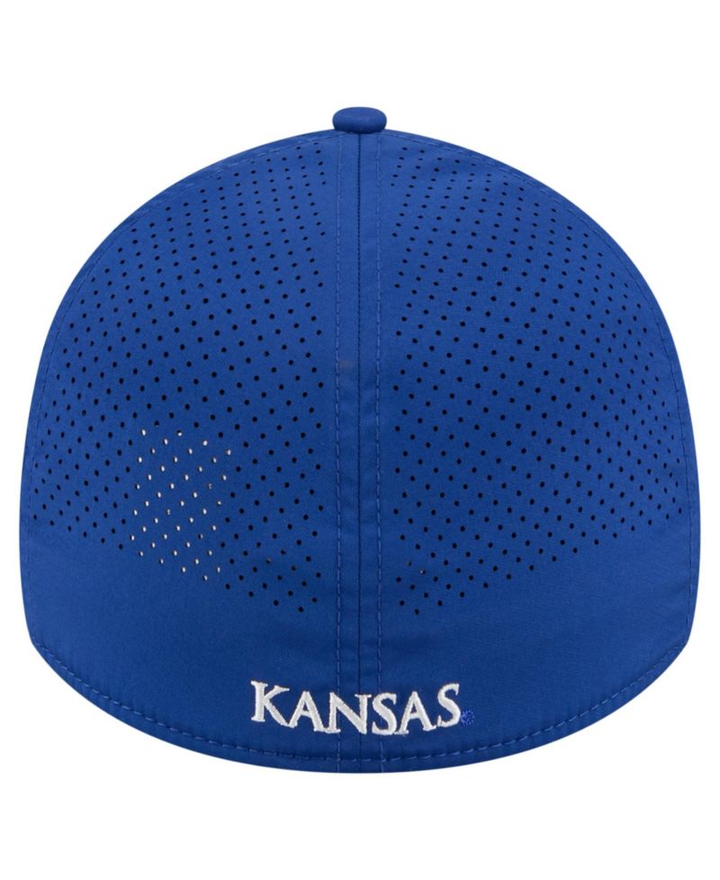 Men's Royal Kansas Jayhawks Rope 39THIRTY Flex Hat