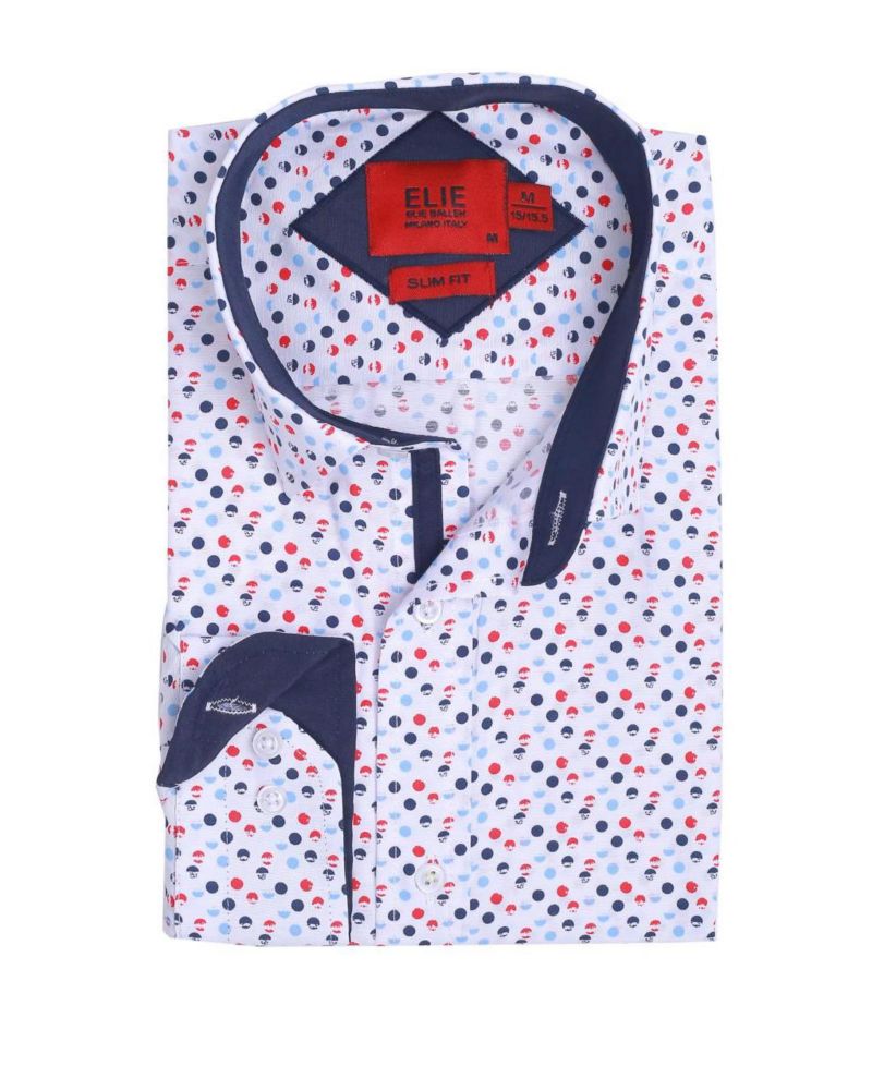 Men's Slim Fit Button-Down Shirt