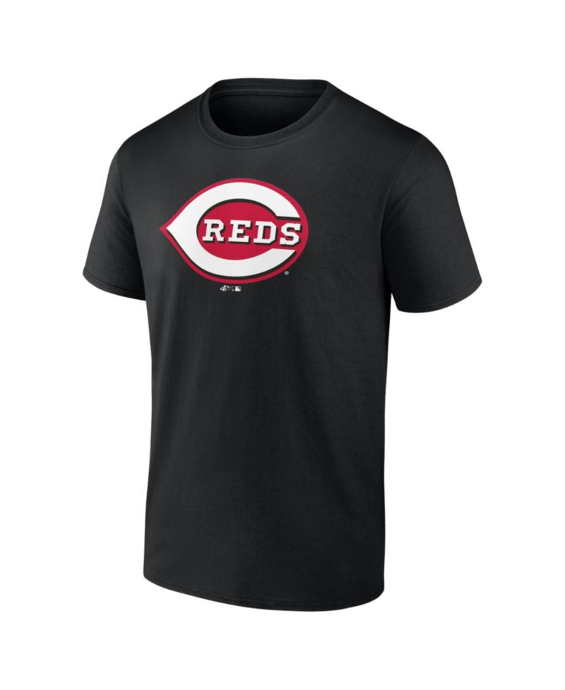 Men's Black Cincinnati Reds Logo T-Shirt