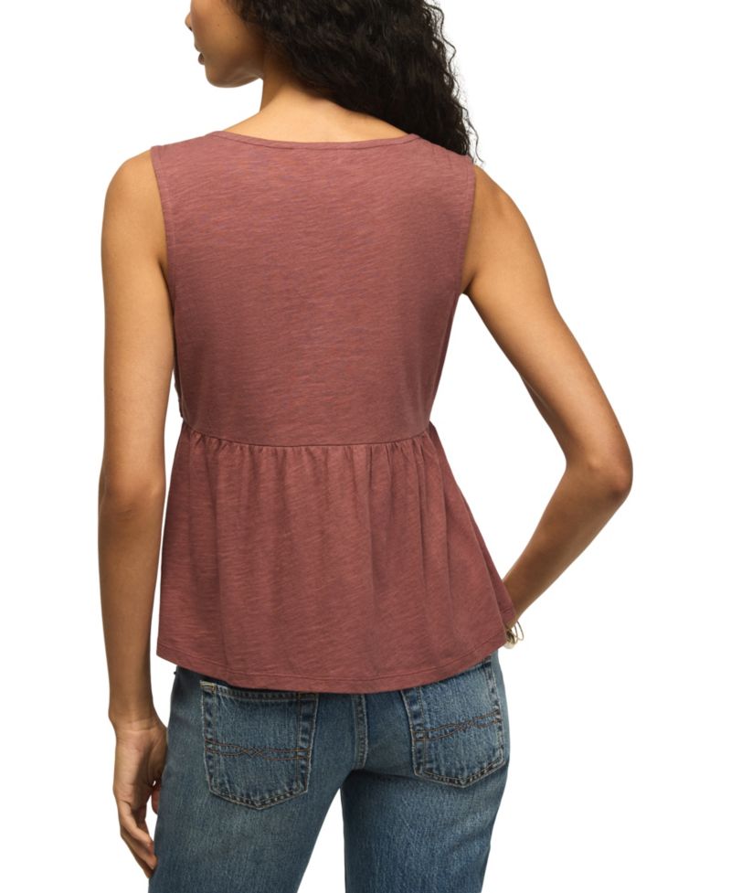 Women's Embroidered Stud V-Neck Tank Top