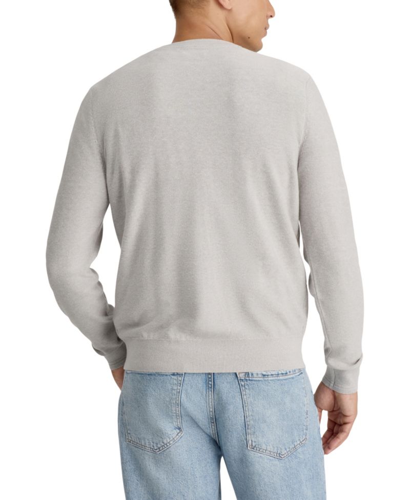 Men's Classic-Fit Textured Crewneck Sweater