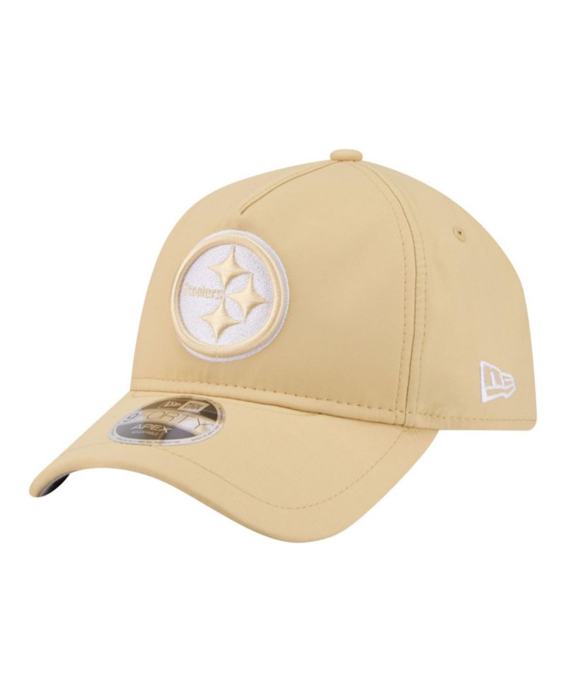 Men's Tan Pittsburgh Steelers Apex 9FORTY Adjustable Hat