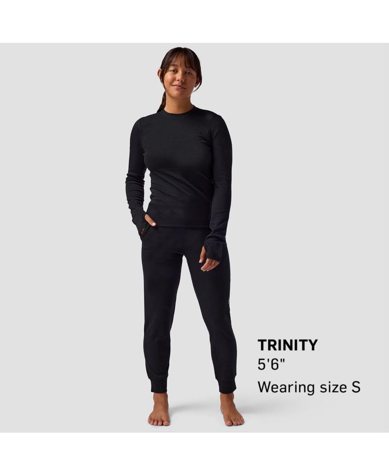 Women's Cedars RWS Merino Mid-Wt Baselayer Jogger Bottom Midweight Long Underwear Bottoms
