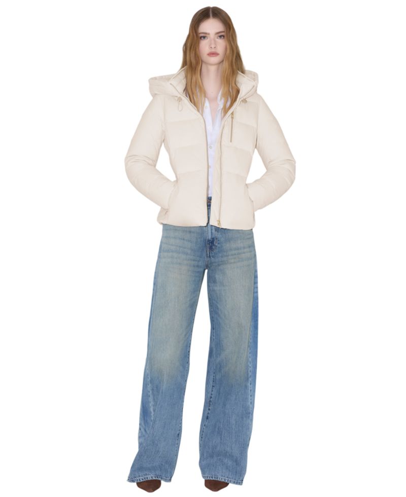 Women's Marilou Puffer Hooded Slim-Fit Coat