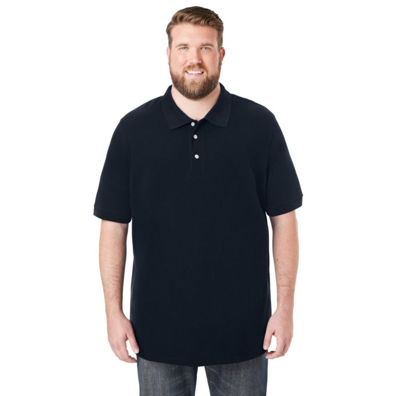 Men's Shrink-Less Classic Cotton Polo Shirt