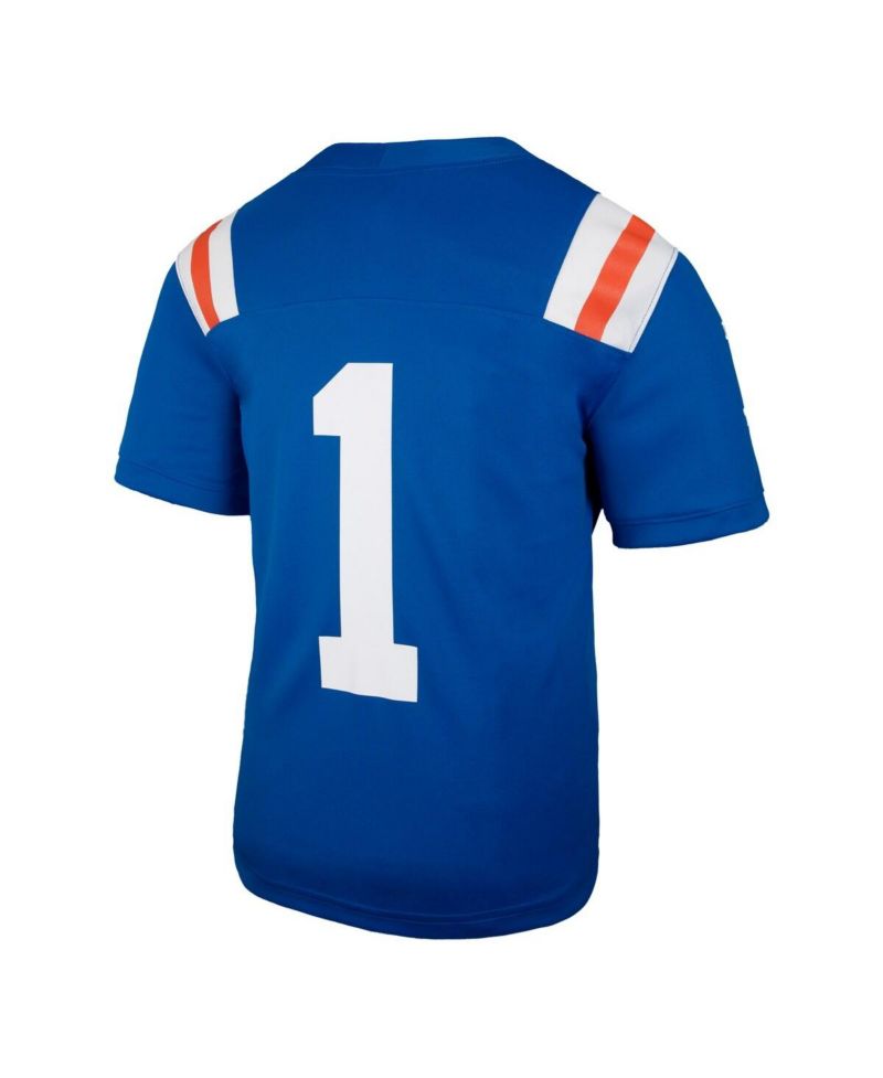 Big Boys and Girls 1 Royal Florida Gators Alternate Football Game Jersey