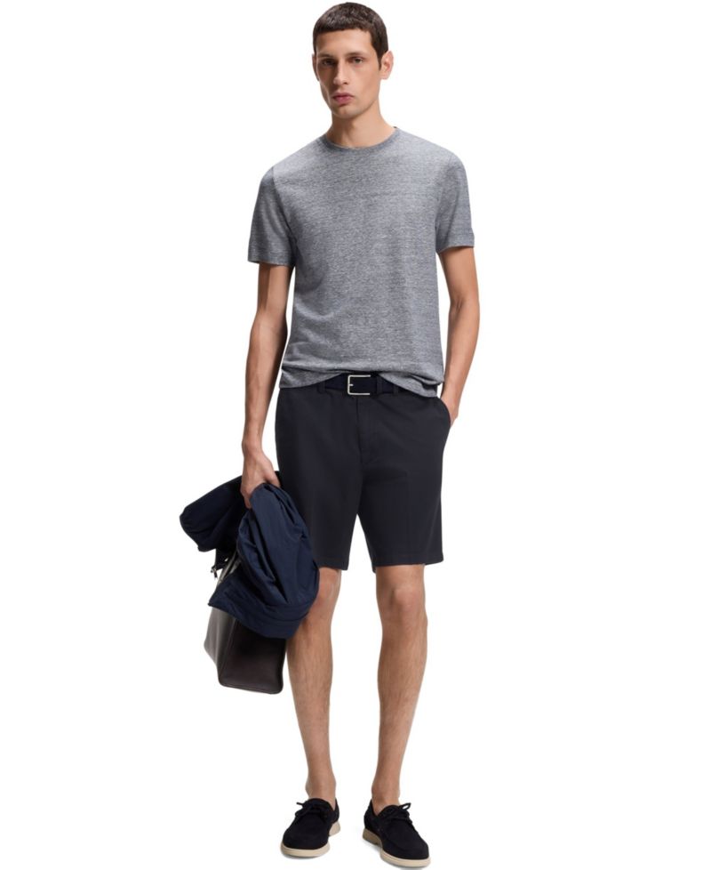 Men's Stretch-Cotton Twill Modern-Fit 8" Shorts