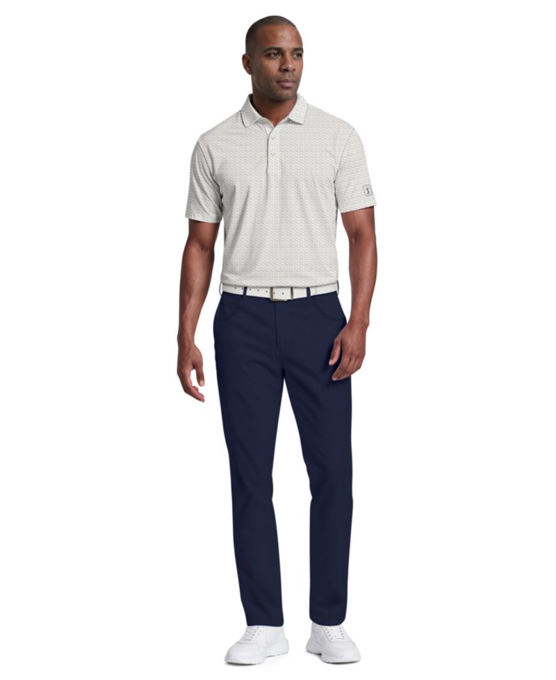 Men's Confetti Print Golf Polo Shirt