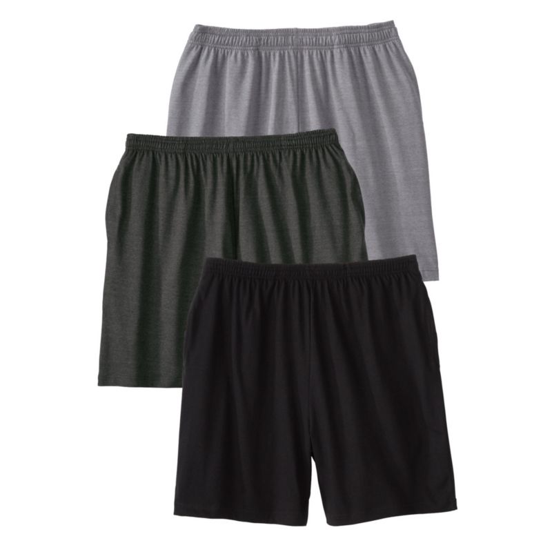Men's Lightweight Jersey Shorts 3-Pack