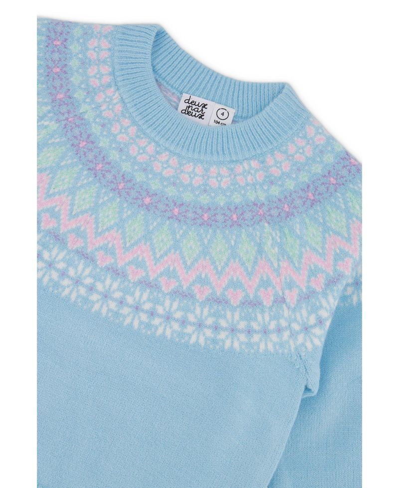Big Girls 4-16 Apres-Ski Fair-Isle Raglan Sweater