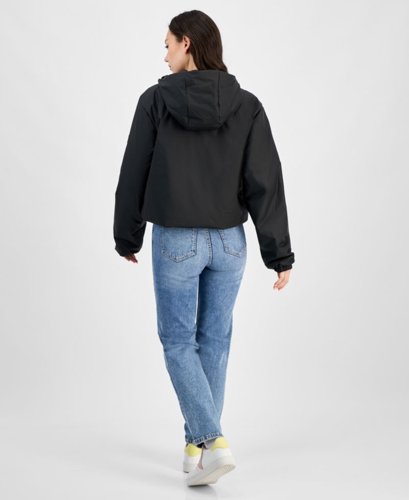 Women's Lohja Padded Hooded Short Rain Coat
