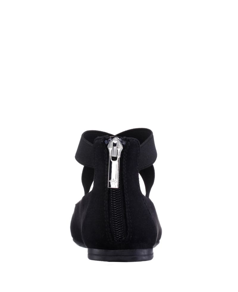 Little Girls Marissa Crisscross Ankle Strap Ballet Flat