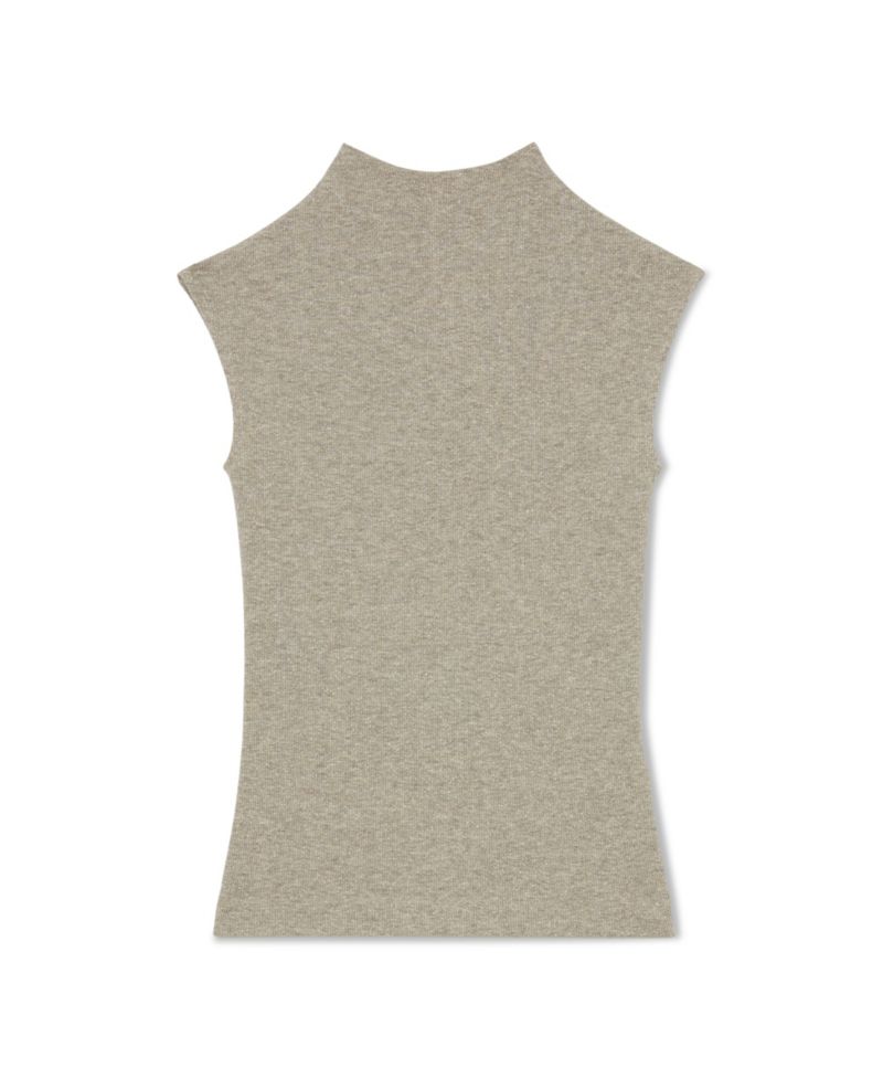 Women's Dita Metallic-Knit Cowl-Neck Sleeveless Vest