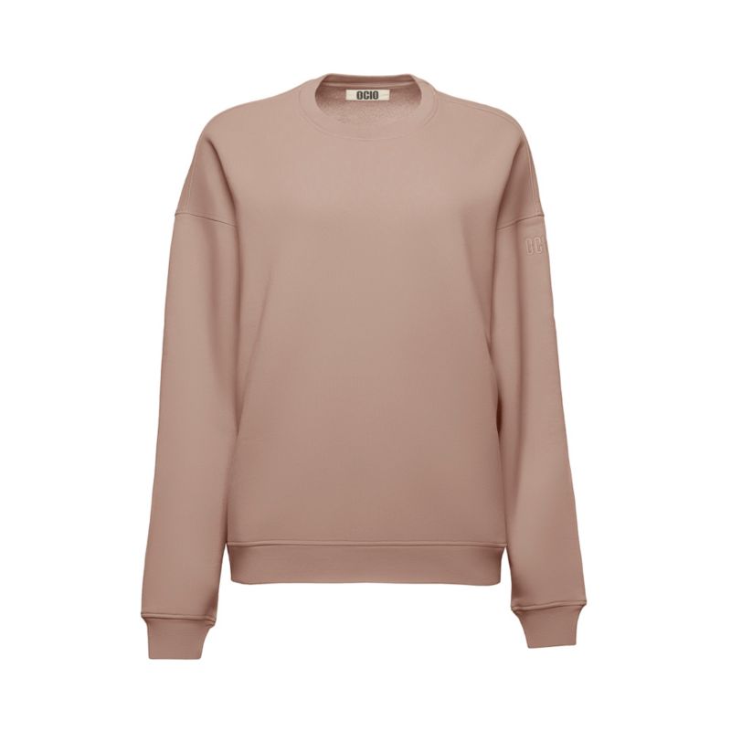 Women's Organic Cotton Teddy Oversized Crewneck