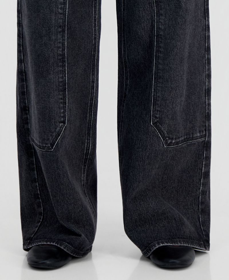 Juniors' High-Rise Ultra 90s Wide-Leg Carpenter Jeans