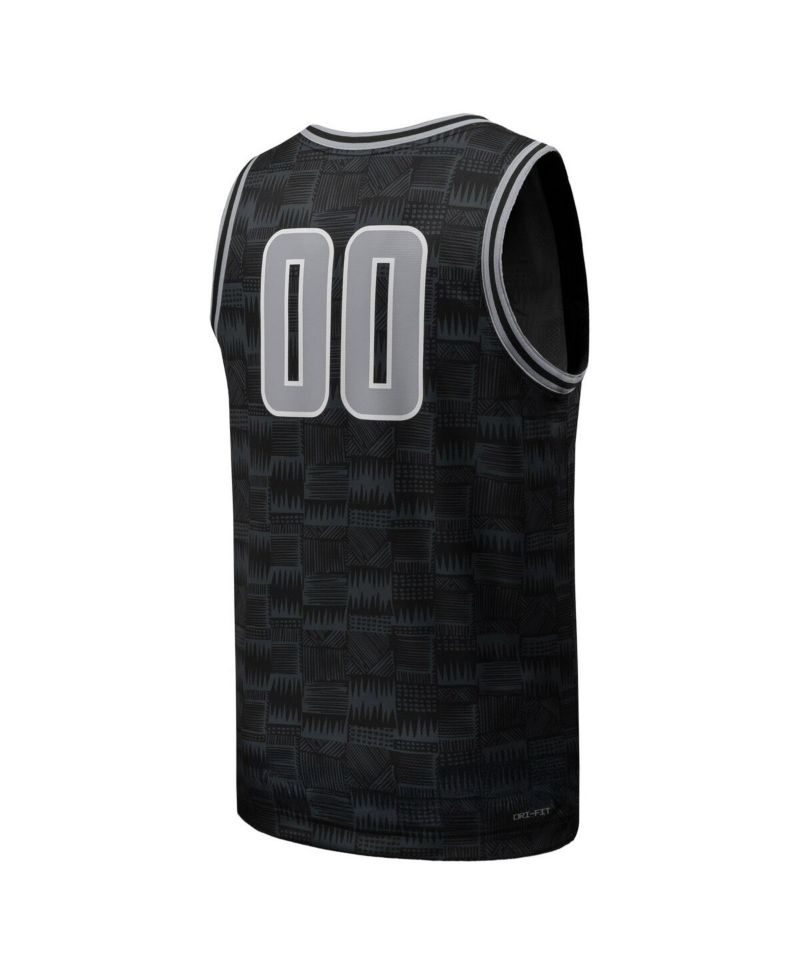 Men's 00 Black Georgetown Hoyas Replica Basketball Jersey