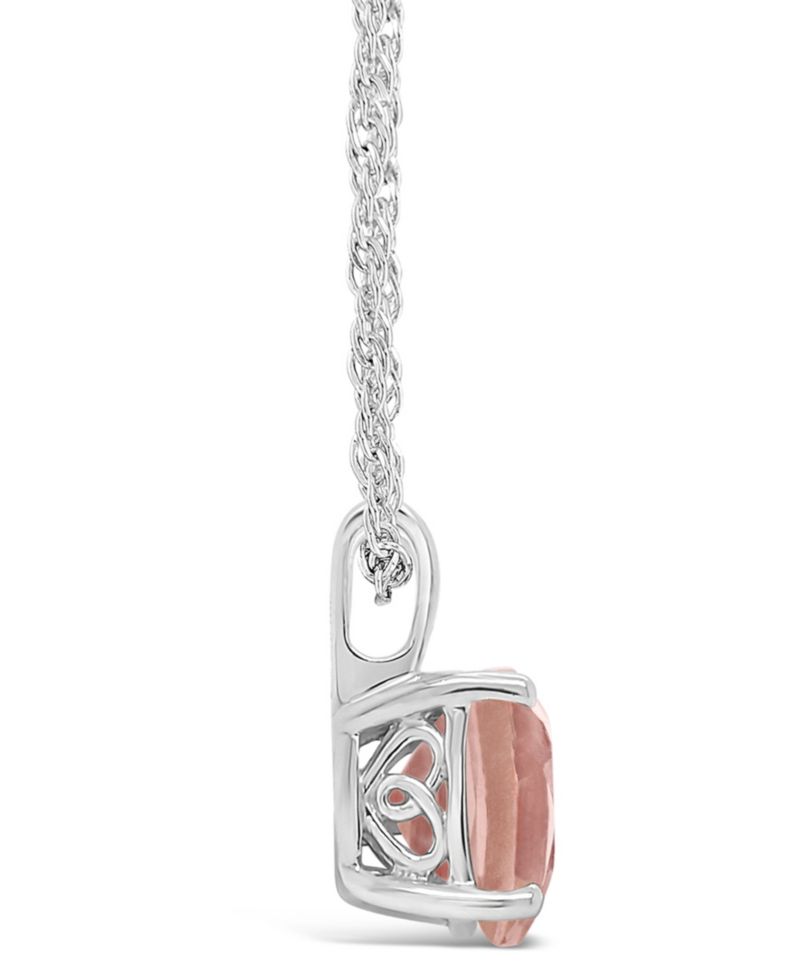 Sky Blue Topaz (2-3/4 ct. t.w.) Pendant Necklace in Sterling Silver. Also Available in Rose Quartz, and Amethyst