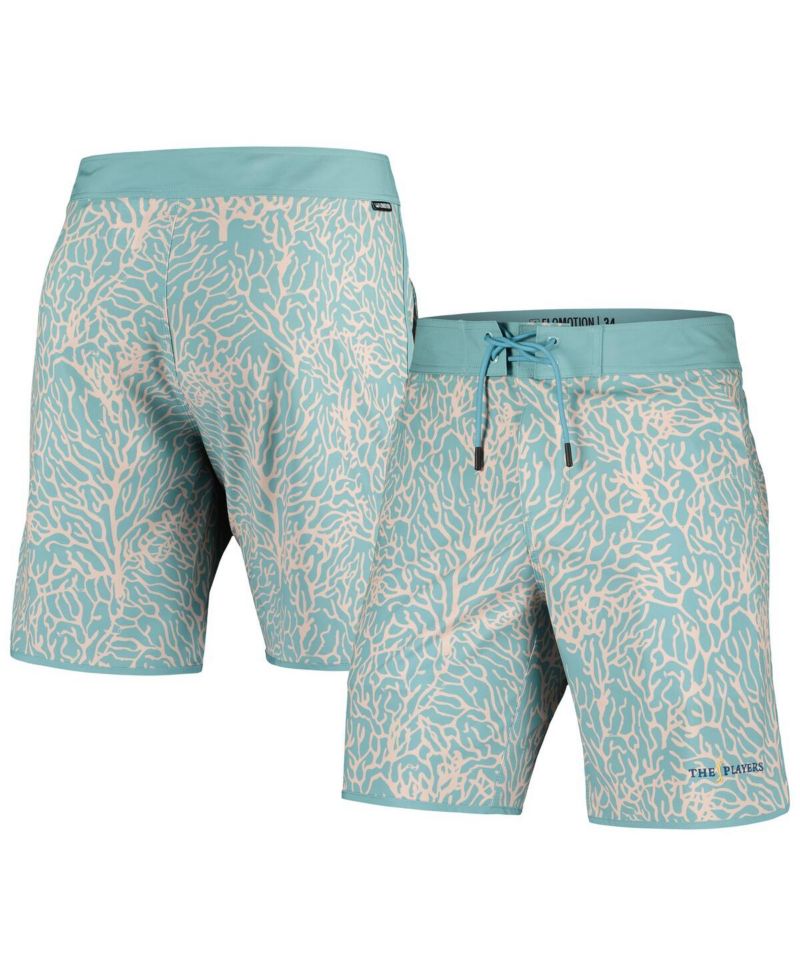 Men's Blue THE PLAYERS Coral Reef Board Shorts