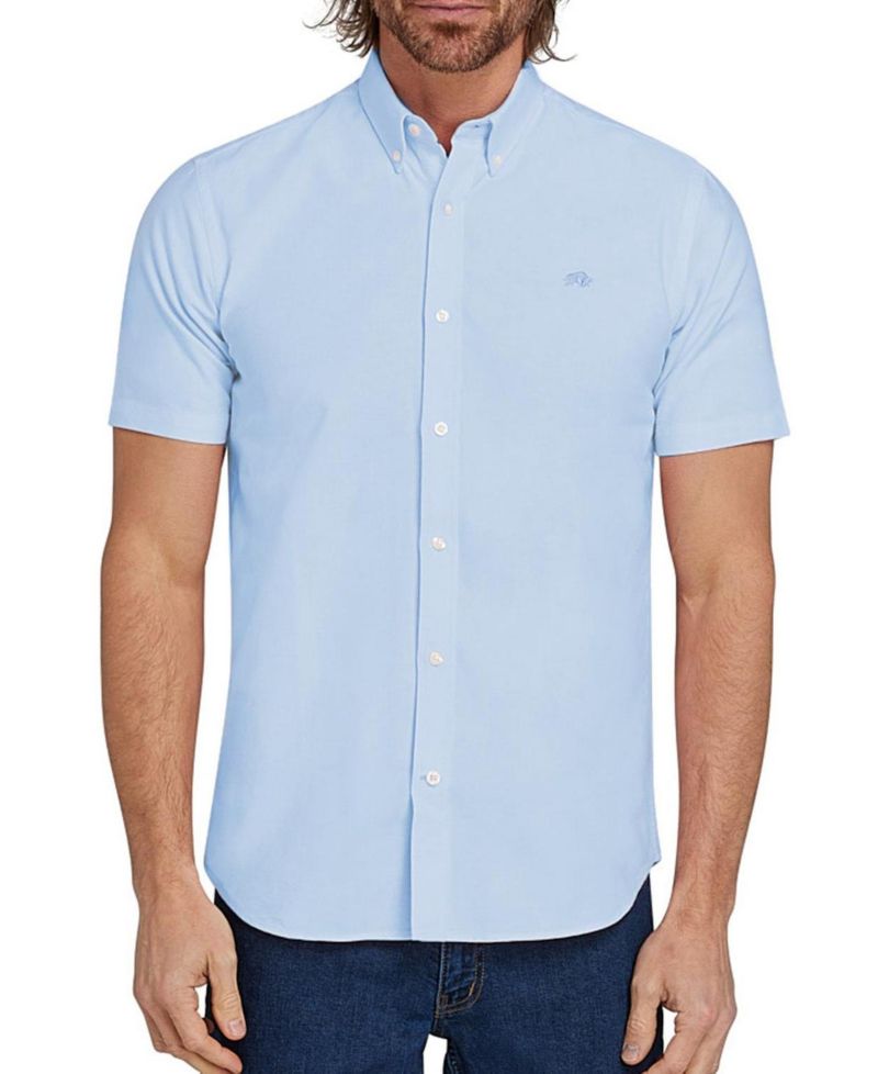 Men's Short Sleeve Lightweight Oxford Shirt