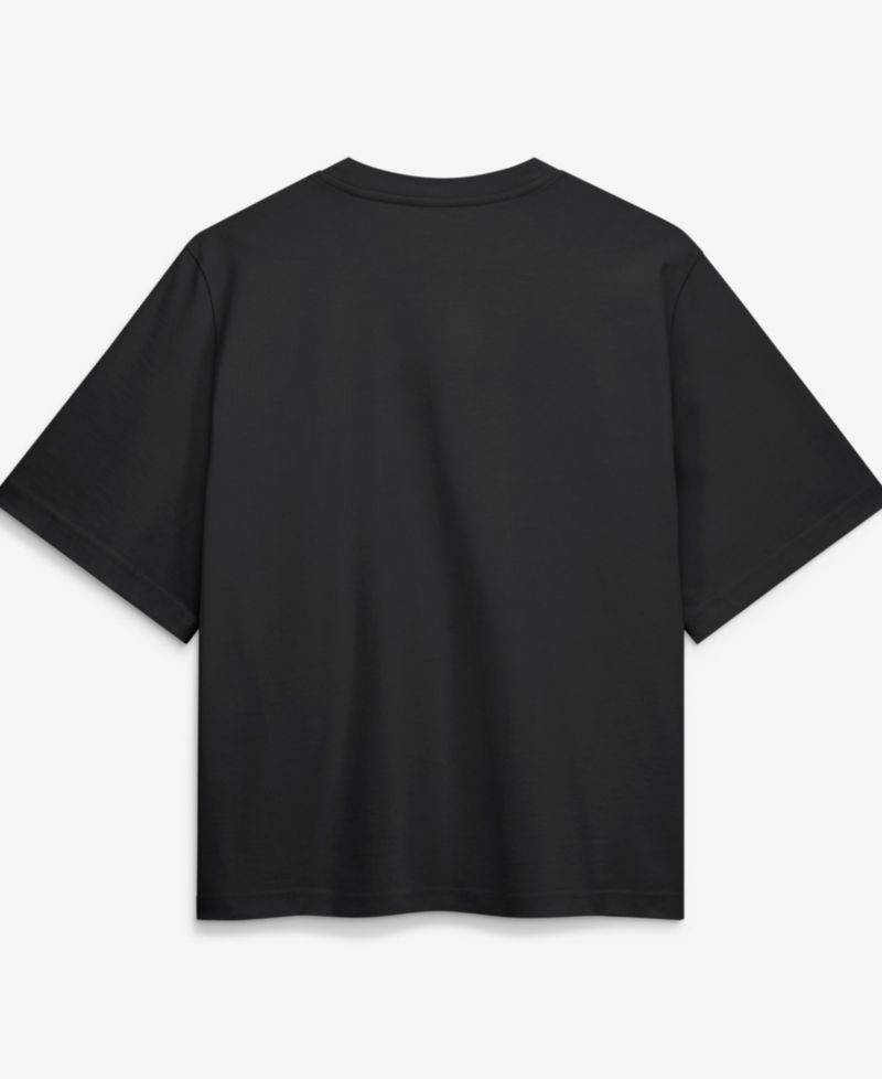 Women's Black Iowa Hawkeyes Arch Logo Boxy T-Shirt