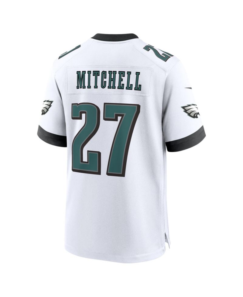 Men's Quinyon Mitchell White Philadelphia Eagles Game Jersey