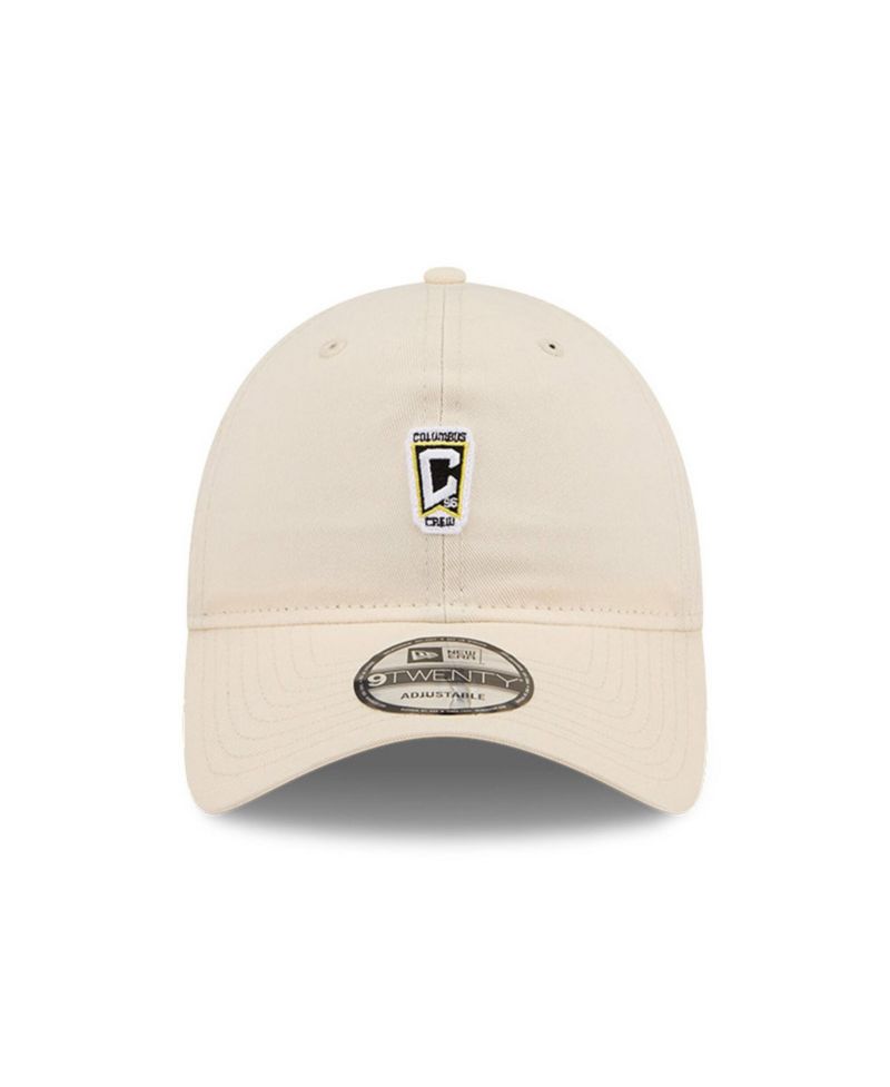 Men's Beige Columbus Crew Micro Team Logo 9TWENTY Adjustable Hat