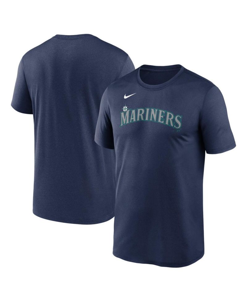 Men's Navy Seattle Mariners Fuse Legend T-Shirt