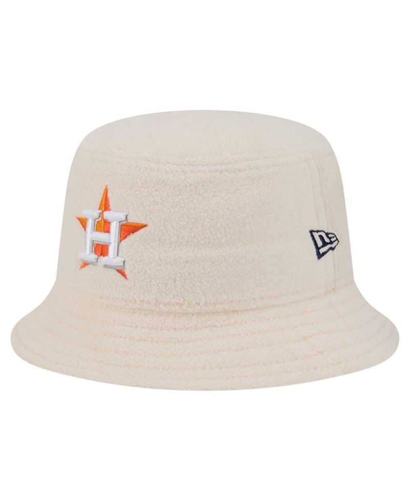 Women's White Houston Astros Chrome Cozy Bucket Hat
