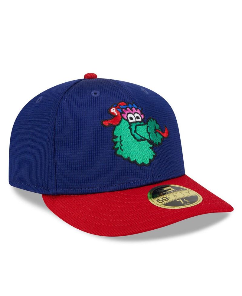 Men's Navy Philadelphia Phillies 2024 Batting Practice Low Profile 59FIFTY Fitted Hat