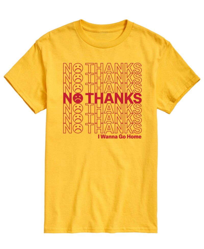 Men's No Thanks Short-Sleeve Graphic T-Shirt