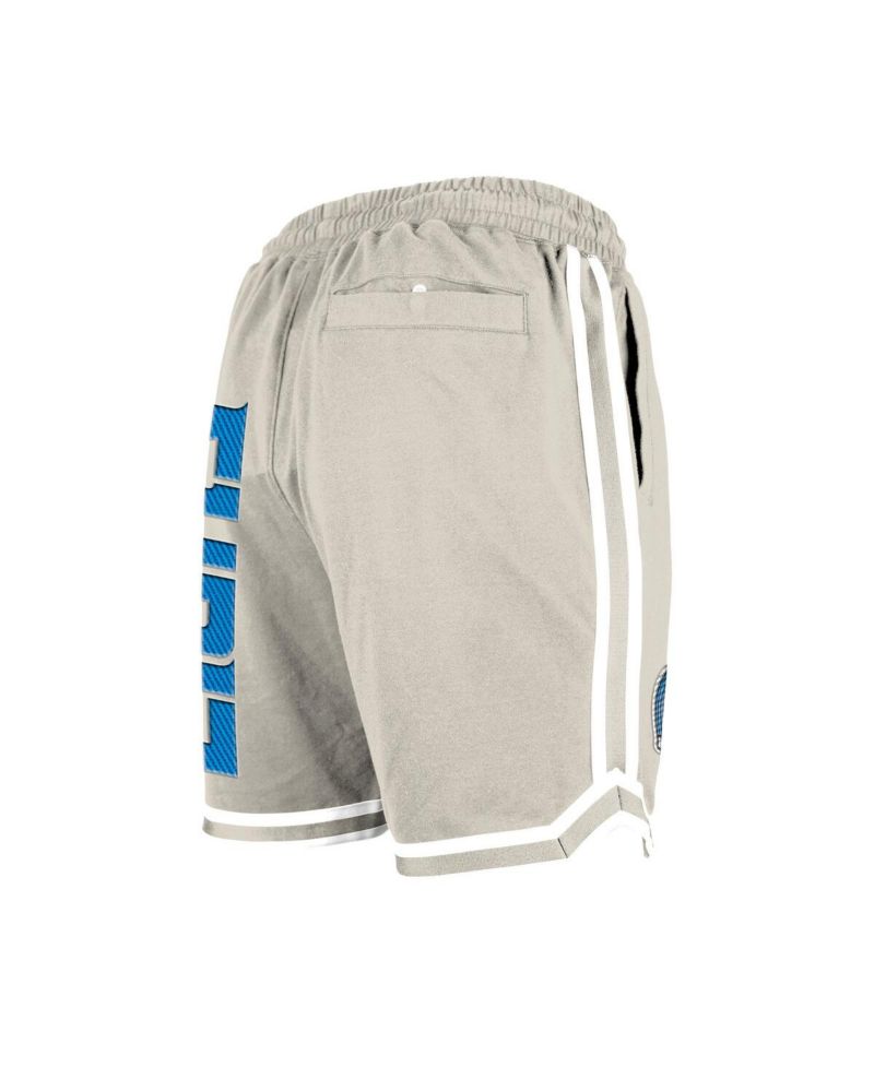 Men's Light Beige Detroit Lions Stone Multi Patch Shorts
