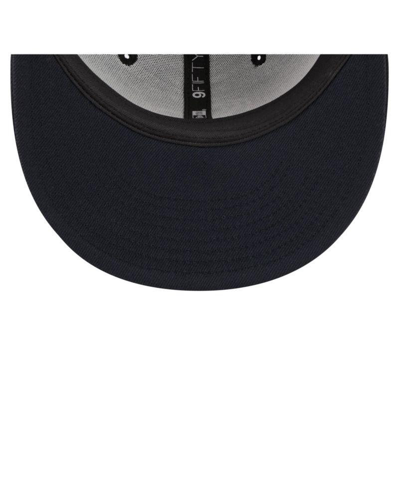 Men's Navy Houston Texans Core Team 9FIFTY Trucker Snapback Hat